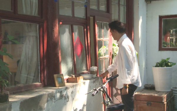 Shuhei Aoyama's home in an Hutong alley in Beijing. (Photo/Ecns.cn) Shuhei Aoyama's home in an Hutong alley in Beijing. (Photo/Ecns.cn)