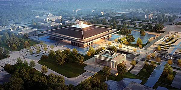 An artist's impression of the newly-built Confucius Museum in Qufu, Shandong province. (Photo/Xinhua) An artist's impression of the newly-built Confucius Museum in Qufu, Shandong province. (Photo/Xinhua)