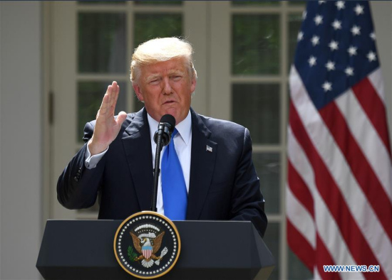 U.S. President Donald Trump (Xinhua file photo/Yin Bogu) U.S. President Donald Trump (Xinhua file photo/Yin Bogu)
