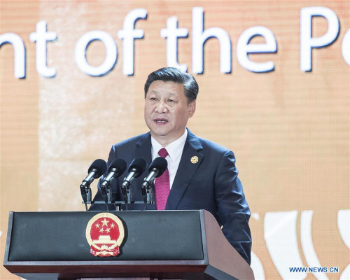 Chinese President Xi Jinping delivers a keynote speech at the Asia-Pacific Economic Cooperation (APEC) CEO Summit in Da Nang, Vietnam, Nov. 10, 2017. (Xinhua/Li Tao) Chinese President Xi Jinping delivers a keynote speech at the Asia-Pacific Economic Cooperation (APEC) CEO Summit in Da Nang, Vietnam, Nov. 10, 2017. (Xinhua/Li Tao)