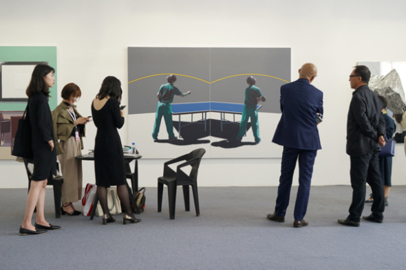 The recent Art Chengdu International Contemporary Art Fair sees 31 prominent Chinese and international galleries present their best contemporary art. (Photo provided to China Daily)
