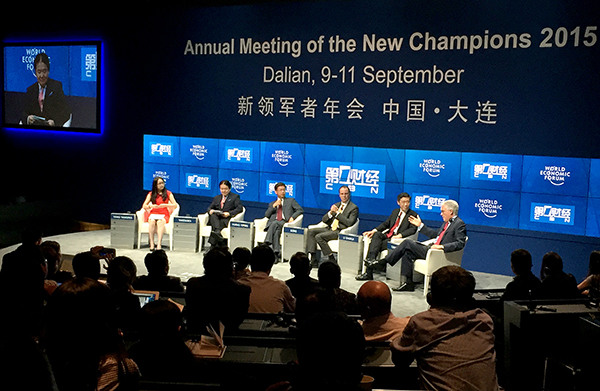 A forum on the yuan's exchange rate fluctuations is held on Thursday during the Summer Davos in Dalian, Liaoning province. (Photo/China Daily) A forum on the yuan's exchange rate fluctuations is held on Thursday during the Summer Davos in Dalian, Liaoning province. (Photo/China Daily)