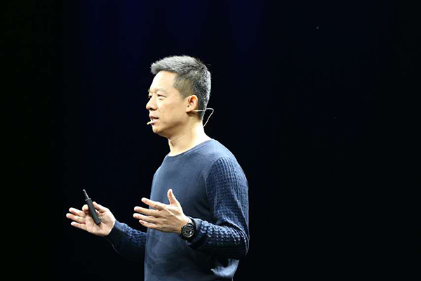 Jia Yueting, founder and CEO of LeTV Holdings at a press conference on October 27, 2015. (Photo provided to chinadaily.com.cn) Jia Yueting, founder and CEO of LeTV Holdings at a press conference on October 27, 2015. (Photo provided to chinadaily.com.cn)