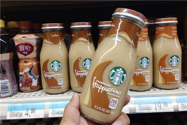 A ready-to-drink bottled coffee sold at a supermarket in Fuzhou, Fujian province.CHEN HAO/CHINA DAILY A ready-to-drink bottled coffee sold at a supermarket in Fuzhou, Fujian province.CHEN HAO/CHINA DAILY