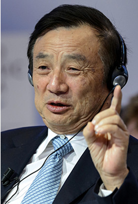Ren Zhengfei, CEO of Huawei. (Photo provided to China Daily) Ren Zhengfei, CEO of Huawei. (Photo provided to China Daily)