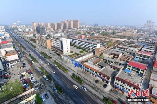 Xiongan New Area (Zhai Yujia/China News Service) Xiongan New Area (Zhai Yujia/China News Service)