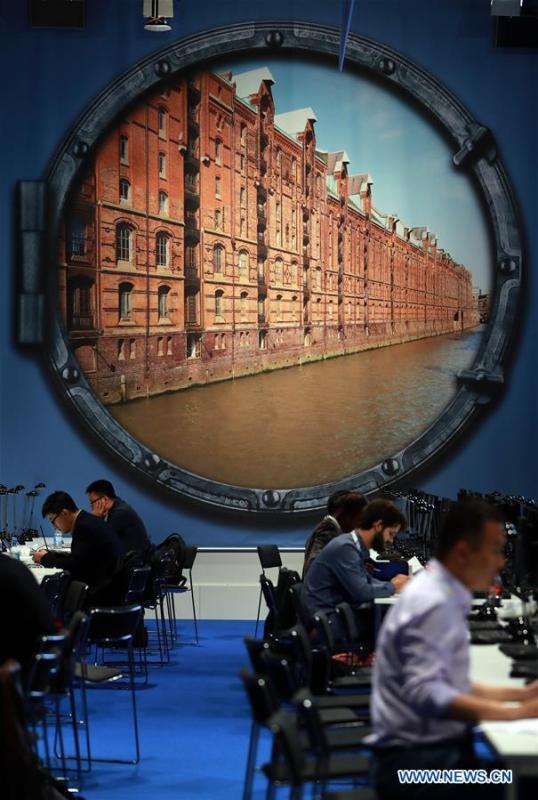 12th G20 Summit to kick off in Hamburg(1/8)