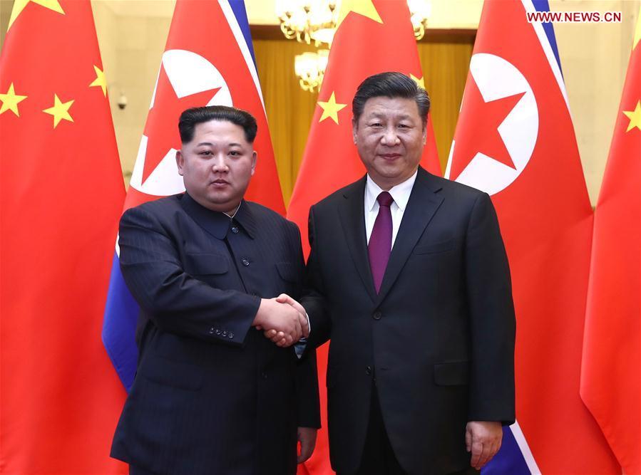 Xi Jinping, Kim Jong Un hold talks in Beijing(1/4)