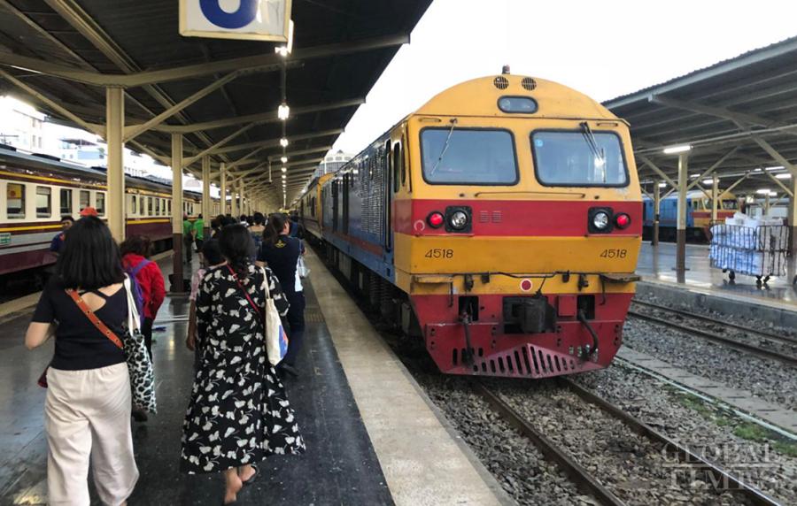 Pictured is the Muak Lek railway station. The China-Thailand railway will bring high-speed rail to the country in few years\' time, increasing train speeds in the country from 80km/h to 250km/h. (Photo: Chu Daye/GT)