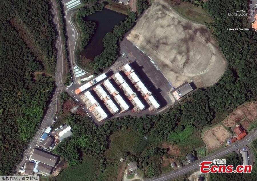 A satellite image of Higashi and Hiroshima roads are shown in this ‘after floods\' image captured near Hiroshima, Japan, July 10, 2018. (Photo/Agencies)