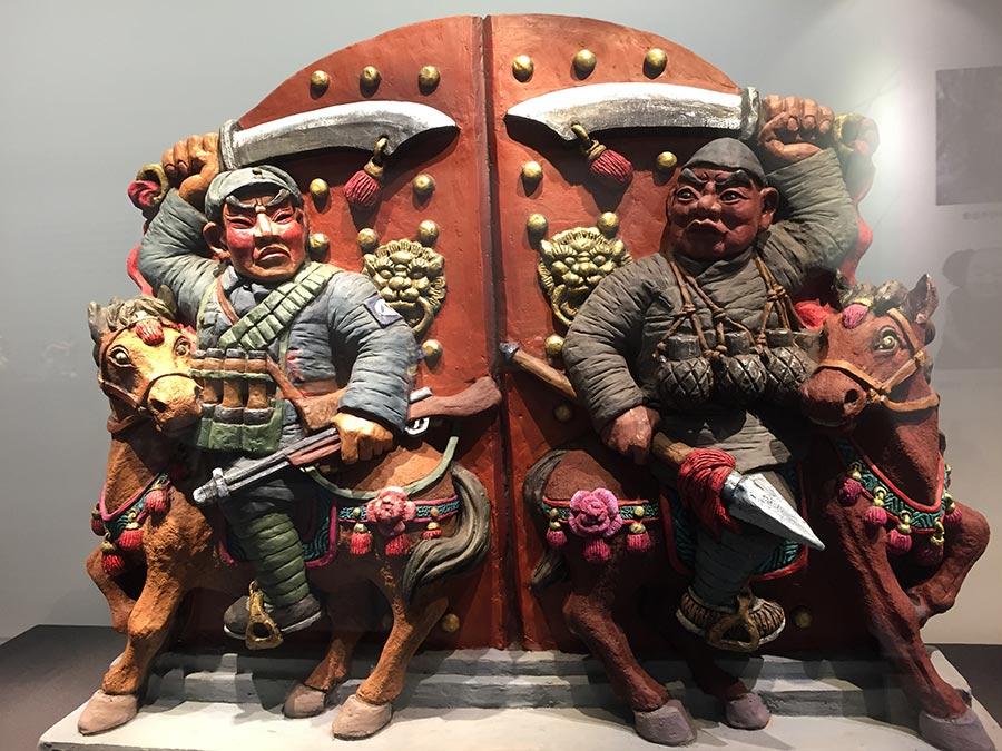 Colored sculptures are shown at the exhibition. (Photo/China Daily)
Furthermore, Zou revealed colored sculpture has already been included in the curriculum at Beijing University of Technology.
\