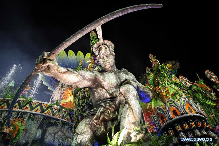 A float of the samba school \