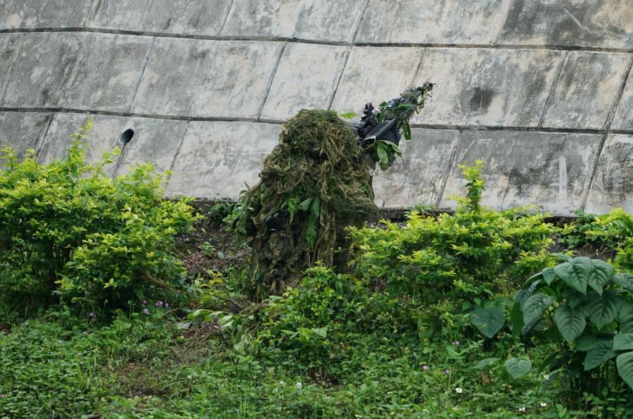 An anti-terrorism drill, code-named Powersky, takes place at Lei Yue Mun Park, Hong Kong, March 25, 2019. The drill simulated scenarios including a terrorist attack with explosives and toxic chemical gas. The operation was aimed at promoting counter-terrorism awareness among the public and enhancing coordination in the Inter-departmental Counter Terrorism Unit (ICTU), established in April 2018. (Photo: China News Service/Zhang Wei)