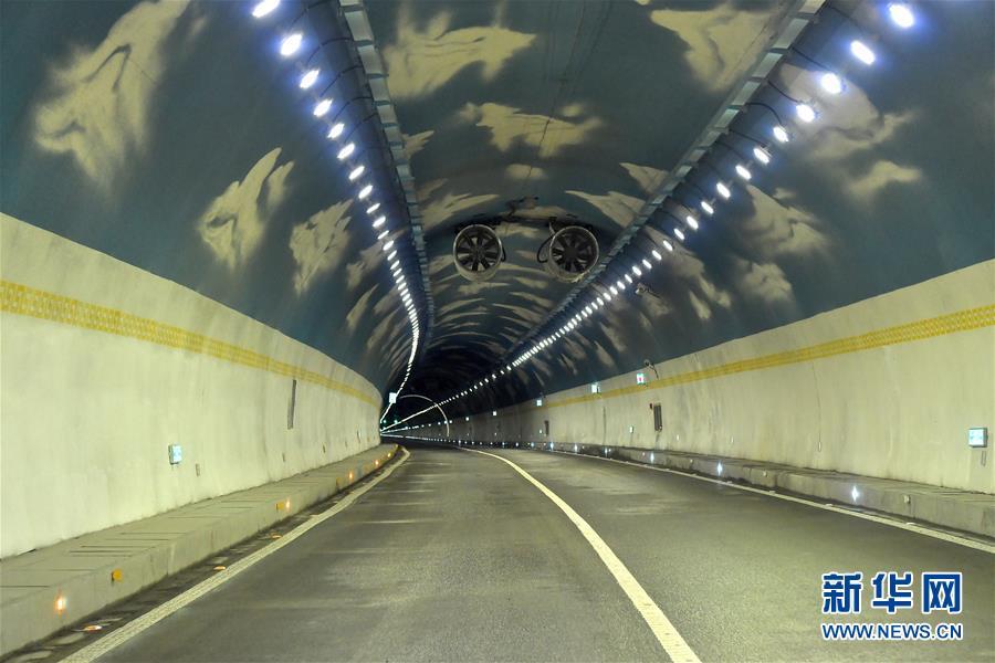 Mila Mountain Tunnel opens to traffic in Southwest China\'s Tibet autonomous region, April 26, 2019.  (Photo/Xinhua)