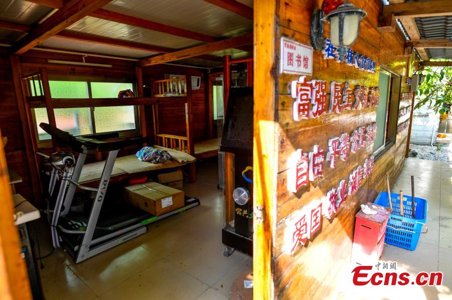 The house of a local fisherman on Ganquan Island in the Xisha Yongle Islands group in South China\'s Hainan Province, May 22, 2019. (Photo: China News Service/Luo Yunfei)