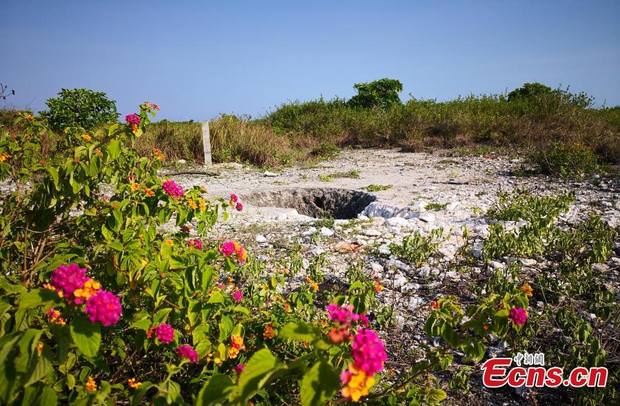 A freshwater well on Ganquan Island in the Xisha Yongle Islands group in South China\'s Hainan Province, May 22, 2019. (Photo: China News Service/Yin Haiming)